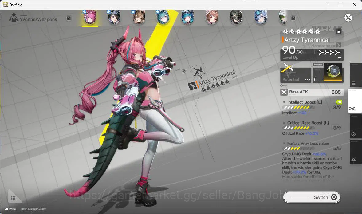 Arknights: Endfield Accounts ASIA | LVL 58, Yvonne sign, Tangtang, Gilberta sig image 6
