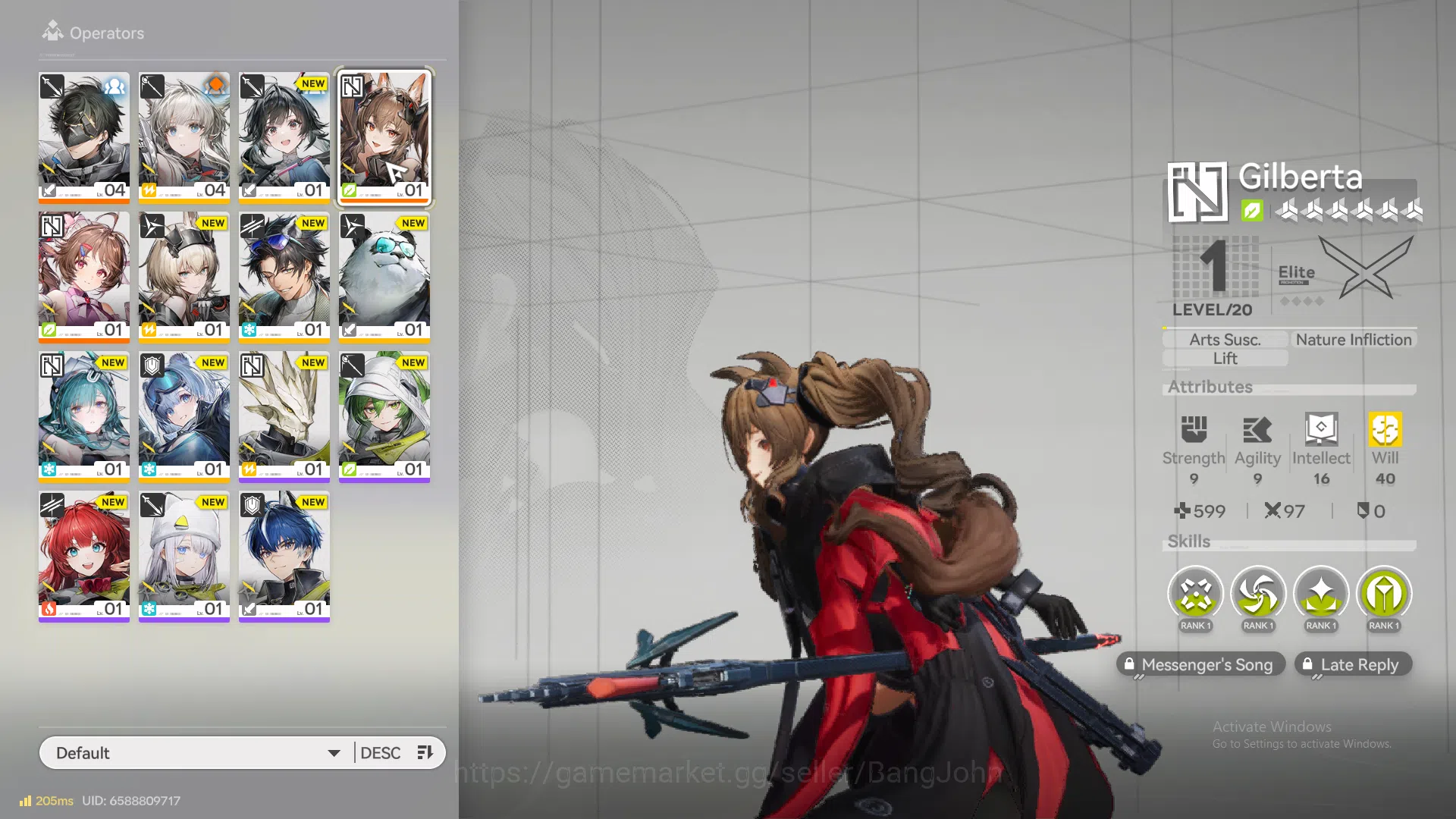 NA EU | starter fresh, Gilberta, Ardelia, WP 6s 2 | for detail Check SS AKE234B Arknights: Endfield Accounts NA EU | starter fresh, Gilberta, Ardelia, WP 6s 2 image 1