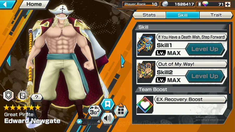 One Piece Bounty Rush Accounts Global | 2EX | 2MAX | EdwardNewgate, Borsalino, Ko image 3
