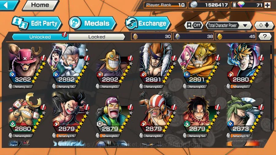 One Piece Bounty Rush Accounts Global | 2EX | 2MAX | EdwardNewgate, Borsalino, Ko image 9