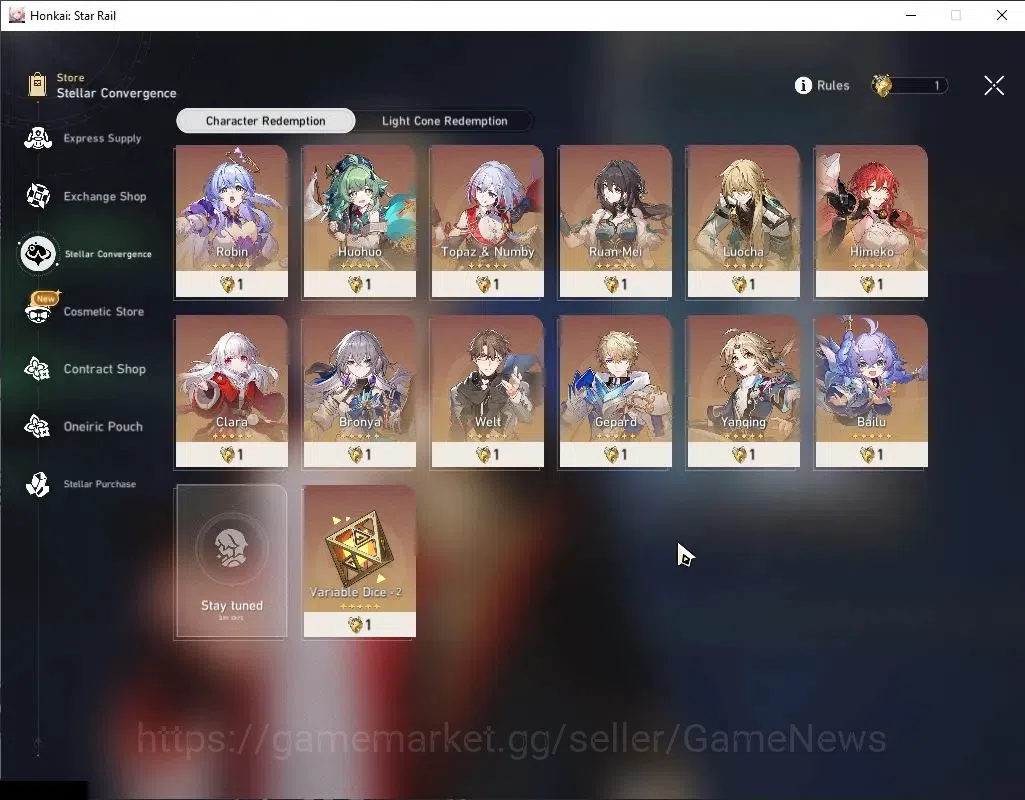 Honkai Star Rail Accounts Asia|TL 70|The Herta,Saber PremTeam|26 Limited|(SW image 15