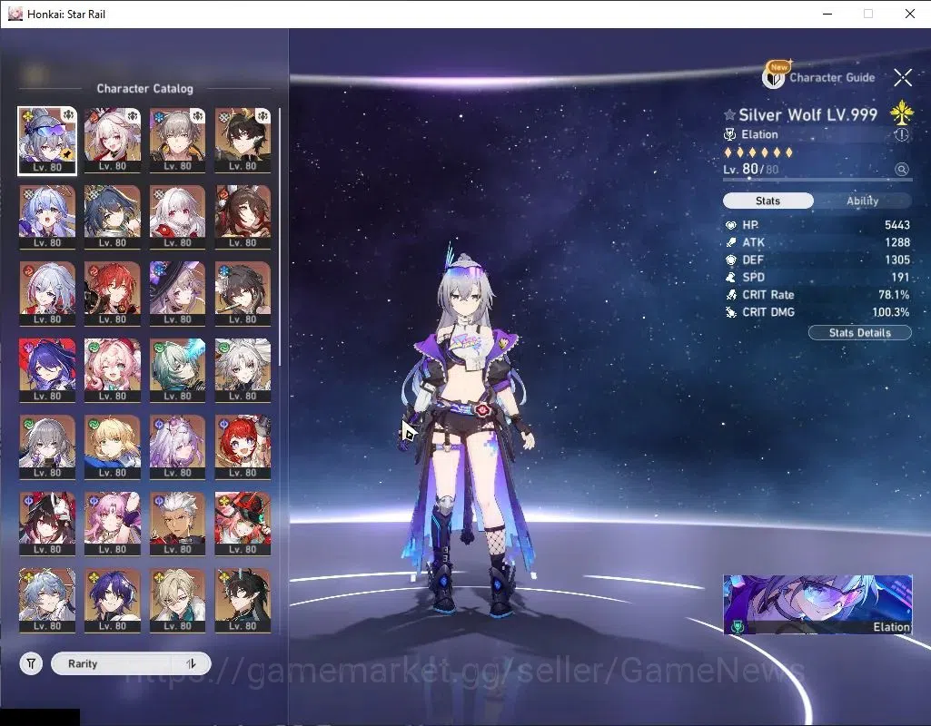 Honkai Star Rail Accounts Asia|TL 70|The Herta,Saber PremTeam|26 Limited|(SW image 4