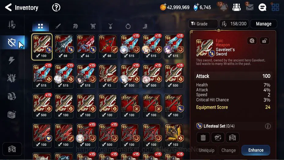 Epic Seven Accounts GLOBAL Unverif|NewEra|8 ML(Salome, NM Luna, LW Pei image 8