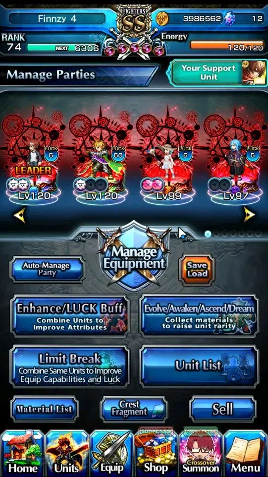 Grand Summoners Accounts End-Game Global|Rank 74|12 Ascend+4 TW|(WH Fen,DL Samurai Rimuru,Sung Jinwoo,Choi Jong In)+TW,S 2