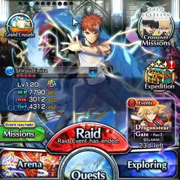 Grand Summoners Accounts End-Game Global|Rank 74|12 Ascend+4 TW|(WH Fen,DL Samurai Rimuru,Sung Jinwoo,Choi Jong In)+TW,S