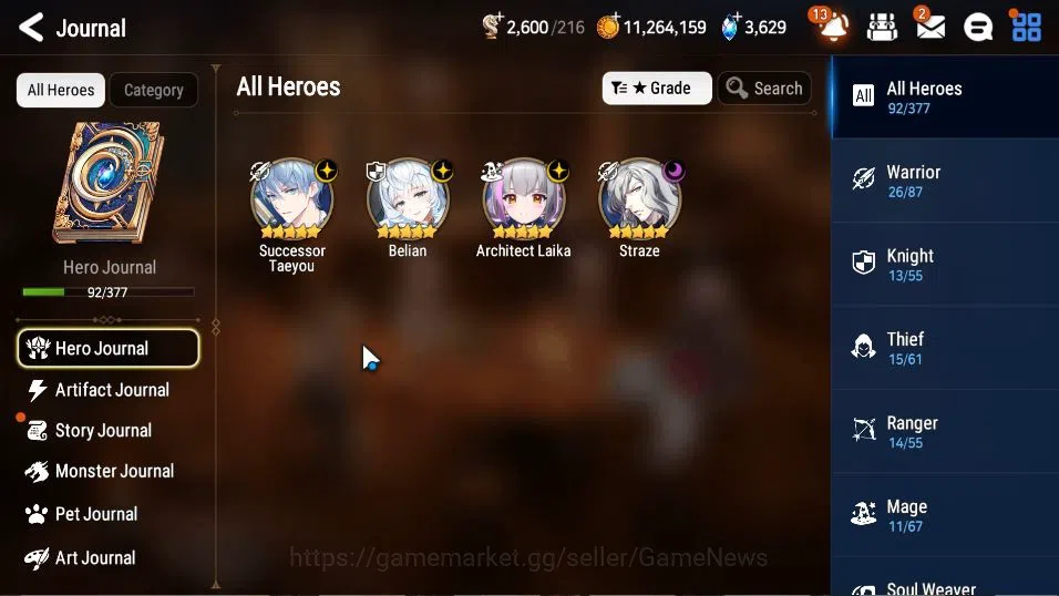 Epic Seven Accounts GLOBAL Unverif|New Era|4 ML(Belian, ALaika, STaeyo image 3