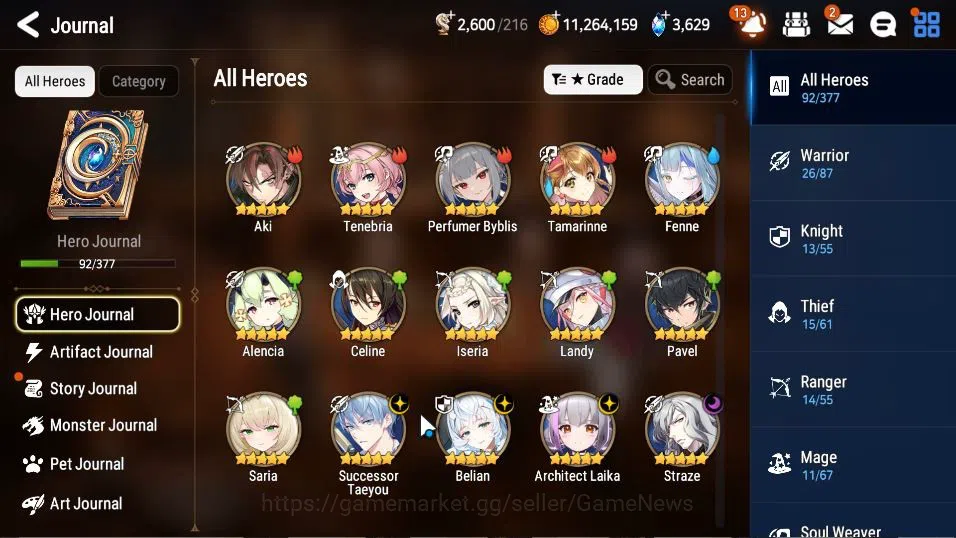 Epic Seven Accounts GLOBAL Unverif|New Era|4 ML(Belian, ALaika, STaeyo image 4