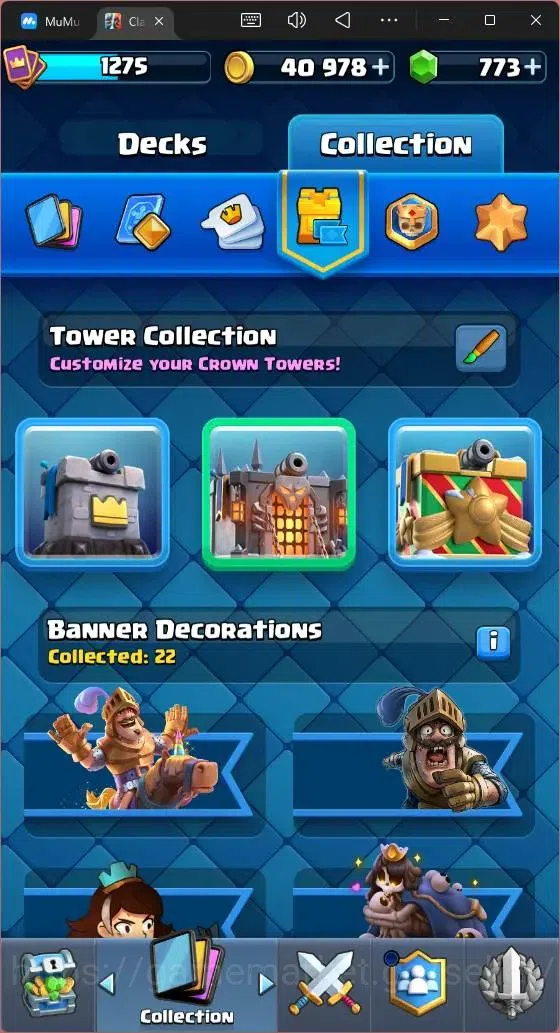 Clash Royale Accounts High-End Global |CL 1275|KTL 13|Trophy 9208|119 Cards|1 Max|6 Champ|3 Hero|8 Evo|773 Gems|40k 20