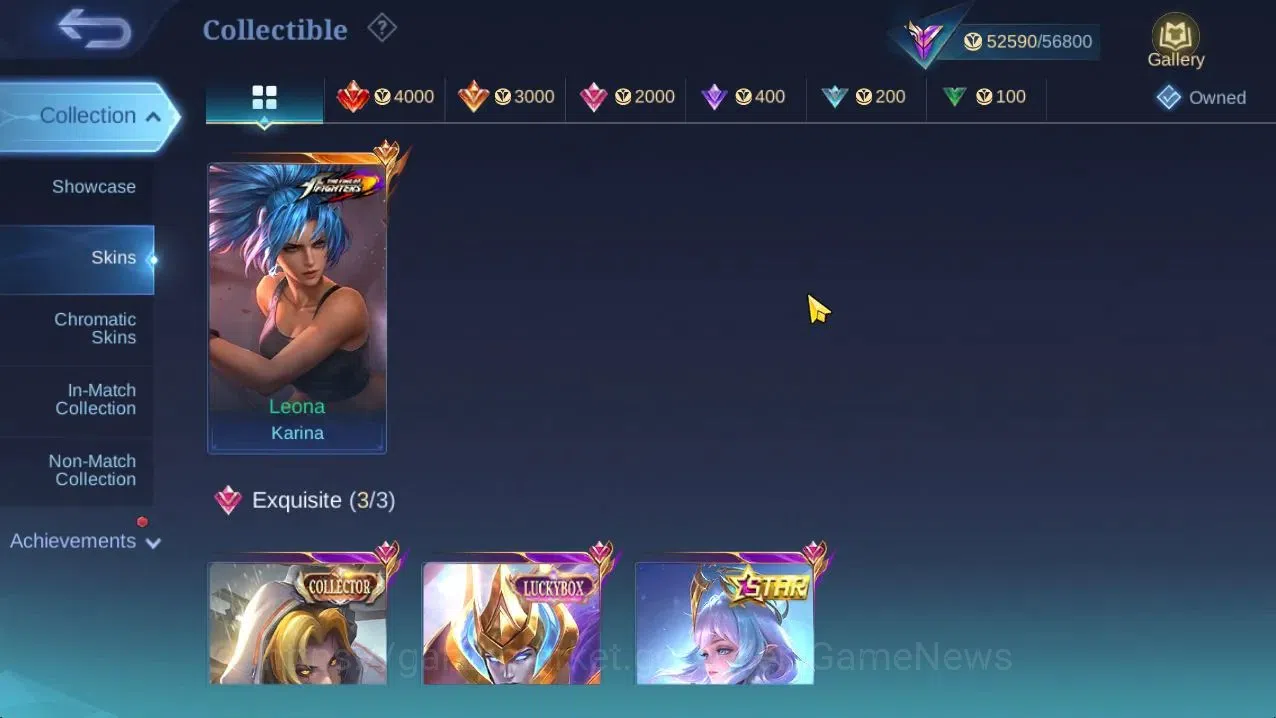 Mobile Legends: Bang Bang Accounts Hero132|Skin246|High Glory 67|KOF Karina,CC Natali image 4