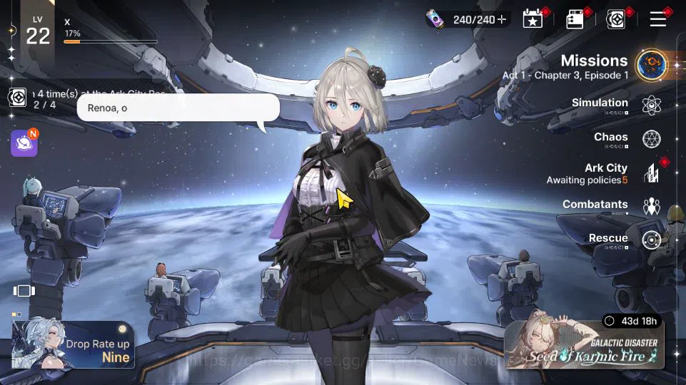 Chaos Zero Nightmare Accounts Global Lv 22|4 SSR [Nine,Yuki,Rin,Kayron] + 10 SR  image 1