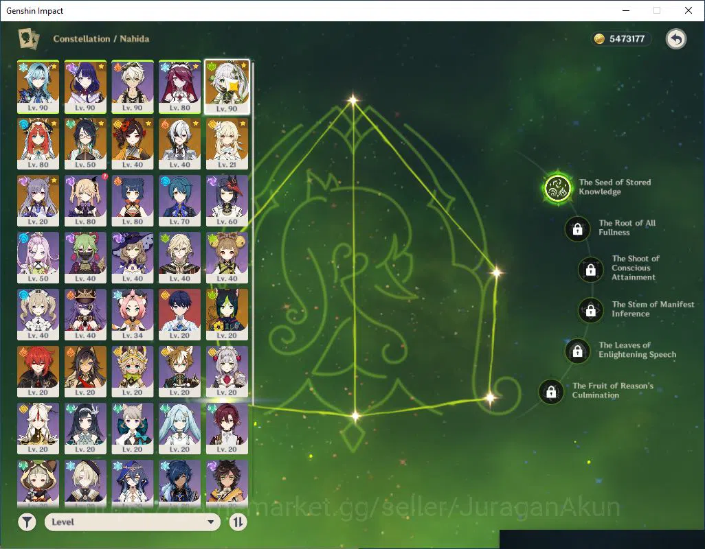 Genshin Impact Accounts Mid Game ASIA |AR 55 | 7 Limited + 4(*5Weapon 5