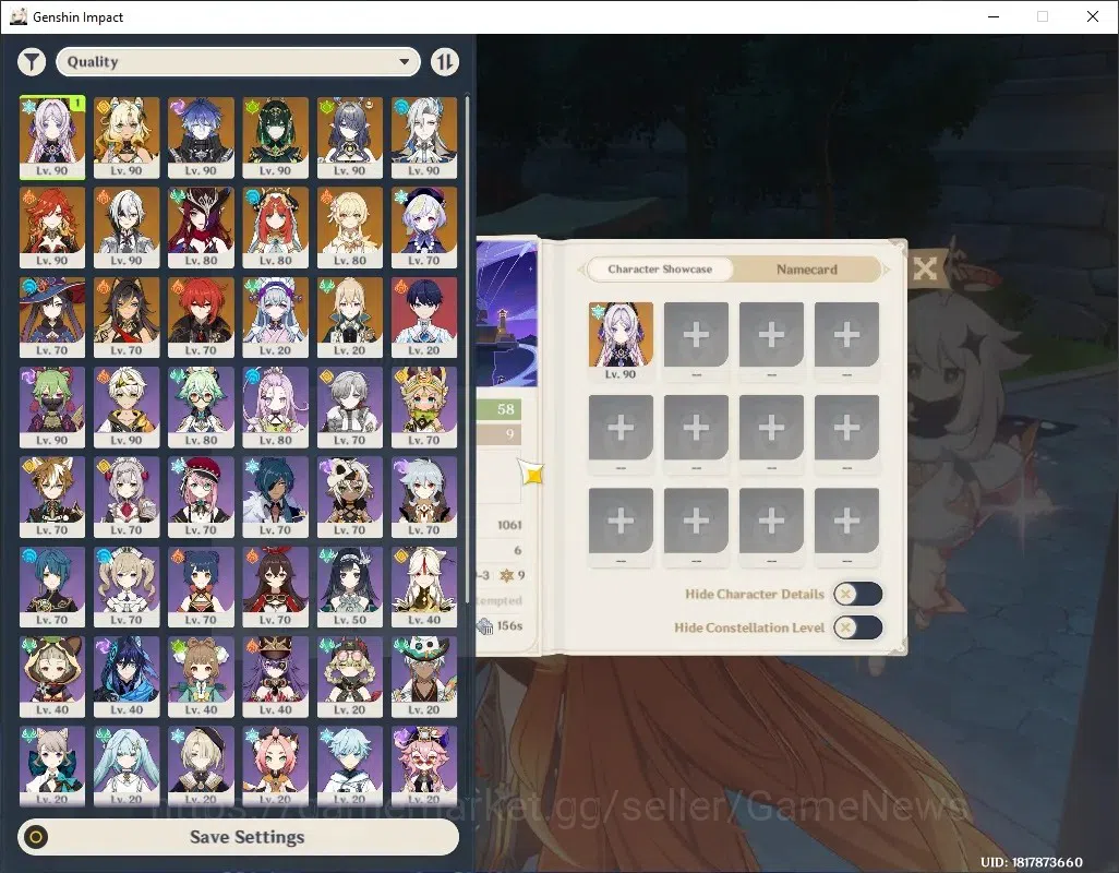 Genshin Impact Accounts Others ASIA|AR 58|Mavuika+Sign Pream Team|10 Limited+6(*5Weapon)|(Chasca,Flins,Xilonen)+Sign,Nilou 1