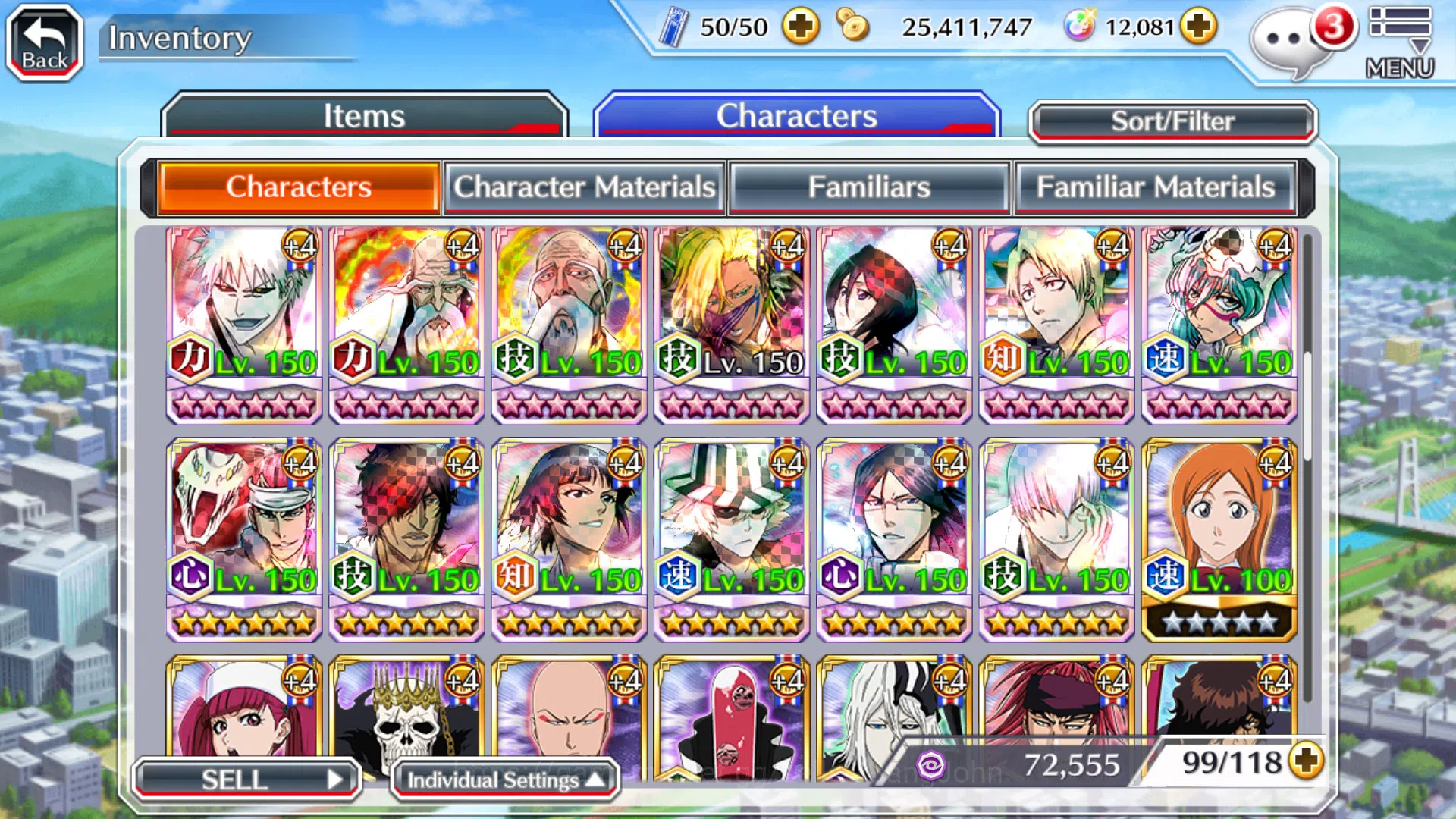 Bleach: Brave Souls Accounts Others GLOBAL]12K Orb+Fresh All Story|Askin MagicSociety,KonPollGratitude,Nanao,Etc|KlabID 9
