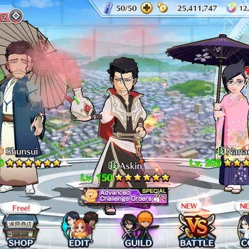 Bleach: Brave Souls Accounts Others GLOBAL]12K Orb+Fresh All Story|Askin MagicSociety,KonPollGratitude,Nanao,Etc|KlabID