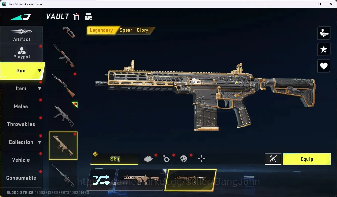 Blood Strike Accounts ASIA|1 Collab Gun Fal-Primal Giant[AOT]|2 Ultra Gu image 11