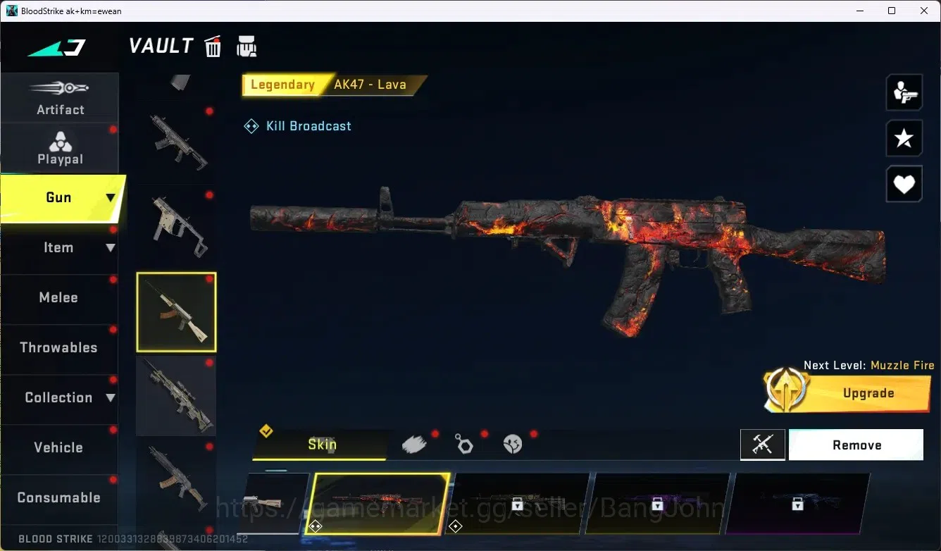 Blood Strike Accounts ASIA|1 Collab Gun Fal-Primal Giant[AOT]|2 Ultra Gu image 3