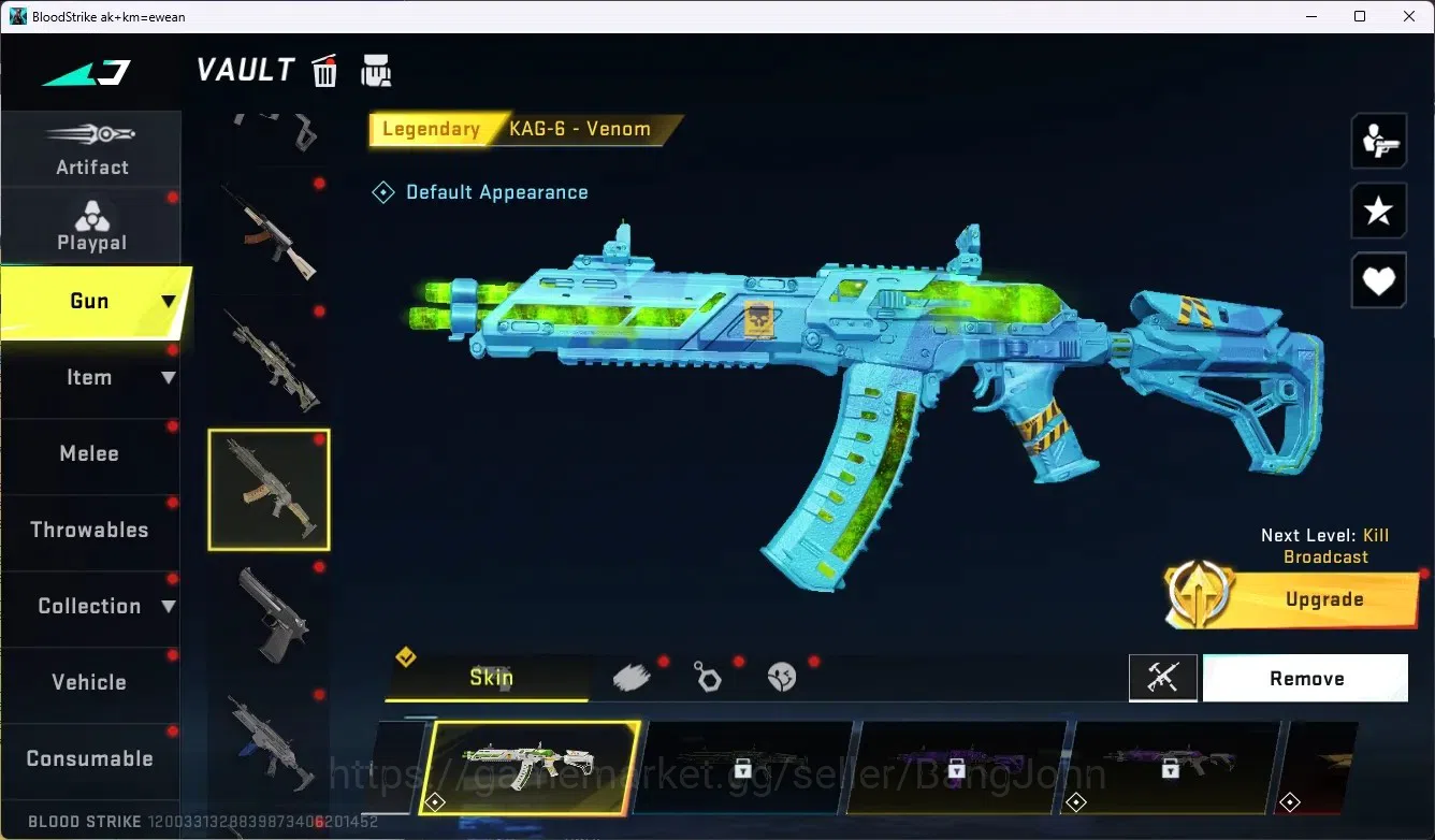 Blood Strike Accounts ASIA|1 Collab Gun Fal-Primal Giant[AOT]|2 Ultra Gu image 4
