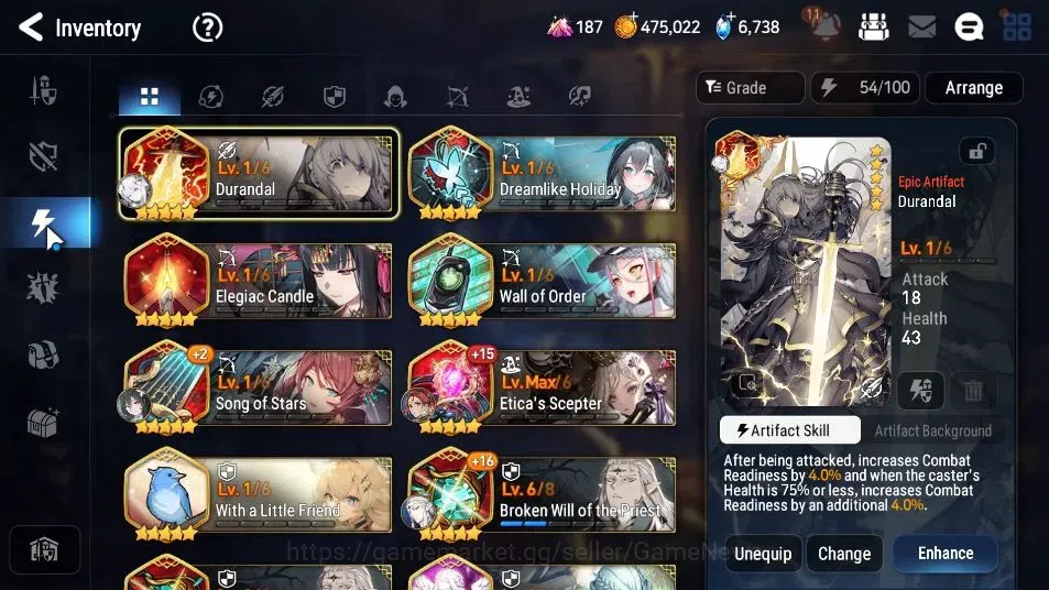 Epic Seven Accounts Limited Hero GLOBAL Unverif|New Era|3 ML(Salome,SE Celina,BW Iseria)+Estelle,Setsuka,Landy,AS Flan|PoH 11