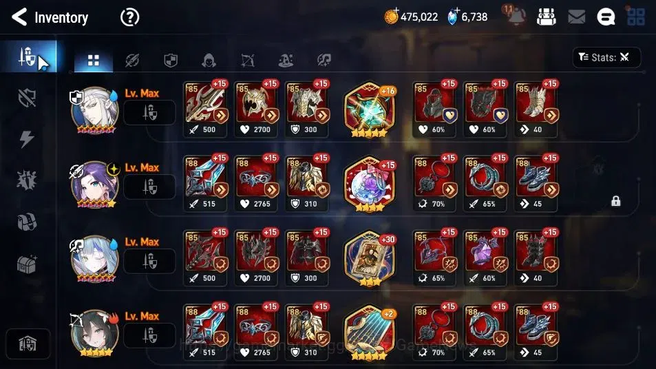 Epic Seven Accounts Limited Hero GLOBAL Unverif|New Era|3 ML(Salome,SE Celina,BW Iseria)+Estelle,Setsuka,Landy,AS Flan|PoH 9