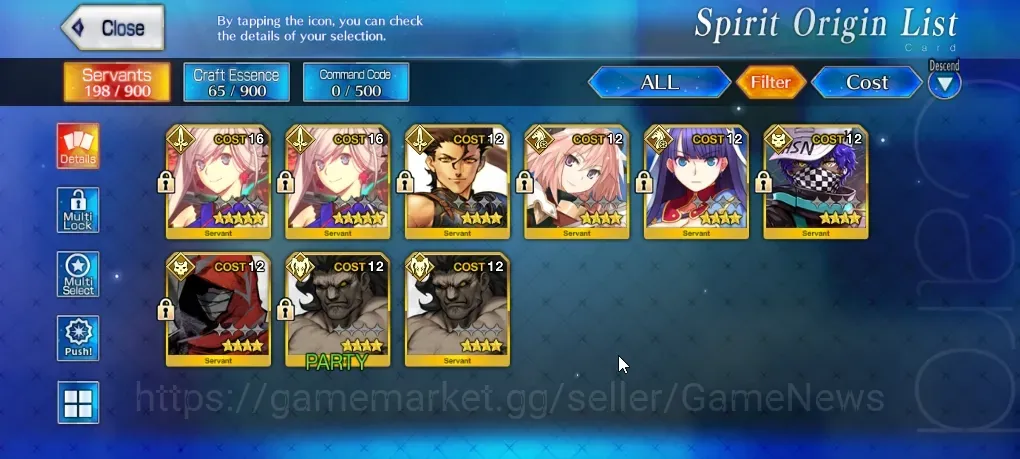 Fate-Grand Order Accounts NA Starter Fuyuki Lv 1|2 SSR Servant 2x Miyamoto Musashi| 42 Golden Apple |Birthday Unset|Log 1