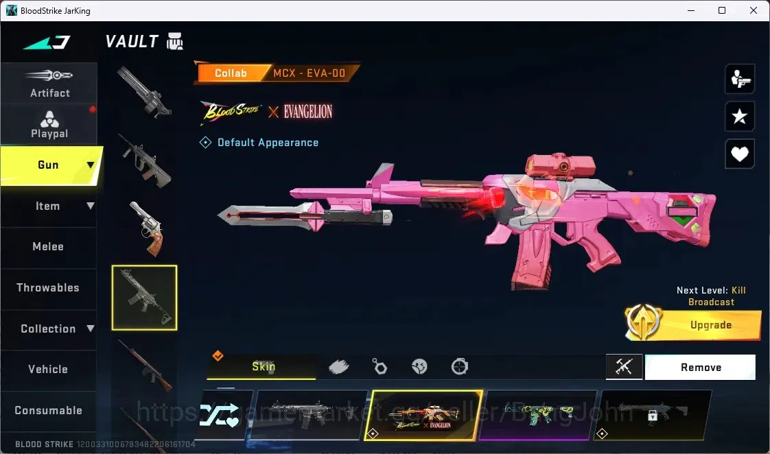 Blood Strike Accounts ASIA |COLLAB MCX EVA-EVA-00|1 EVA STRIKER|1BLEACH  image 7