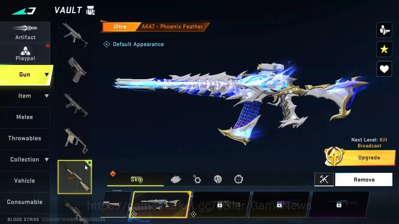 Blood Strike Accounts ASIA|ULTRA Gun[AK47-Phoenix Feather]| Legendary [K image 4