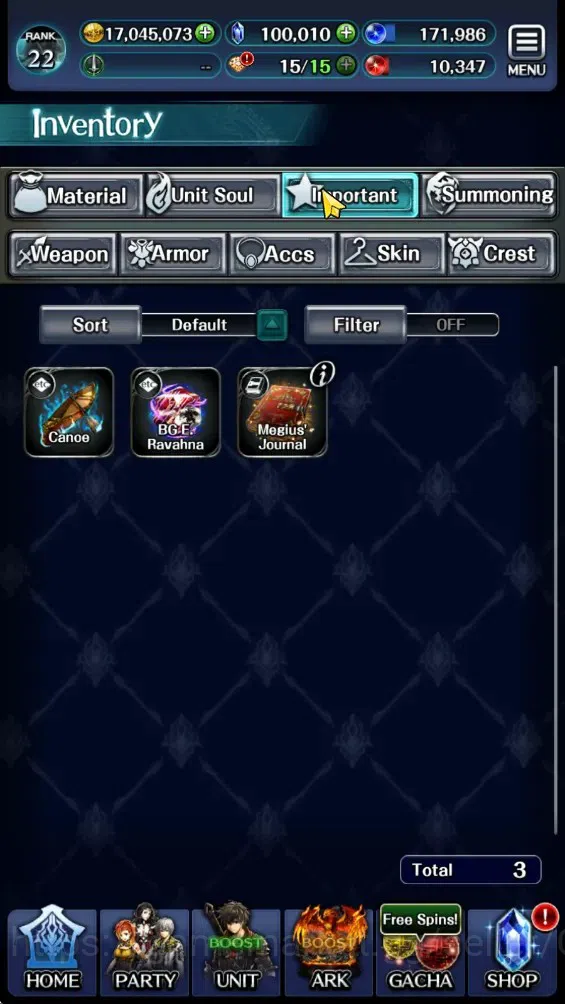 Last Cloudia Accounts GLOBAL|Rank 22|100k Crystal|Top Tier Unit [Arkh Ki image 15