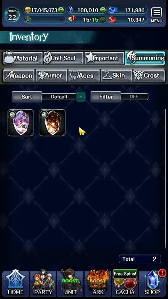Last Cloudia Accounts GLOBAL|Rank 22|100k Crystal|Top Tier Unit [Arkh Ki image 16
