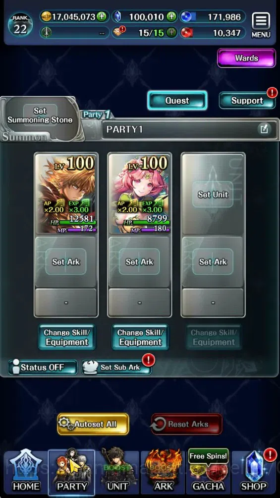 Last Cloudia Accounts GLOBAL|Rank 22|100k Crystal|Top Tier Unit [Arkh Ki image 9