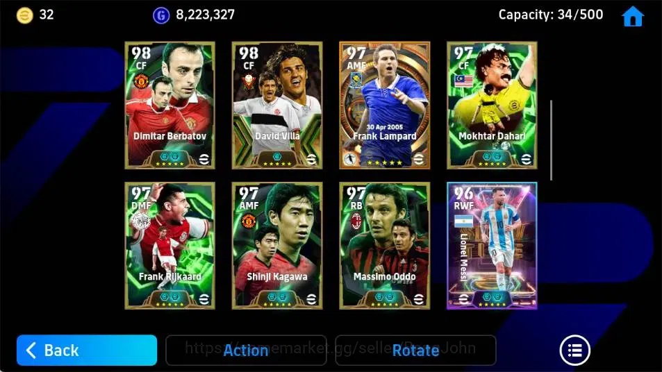 eFootball Accounts Android|PW 3200|BigTime Rivaldo,BigTim Lampard,Epi image 4