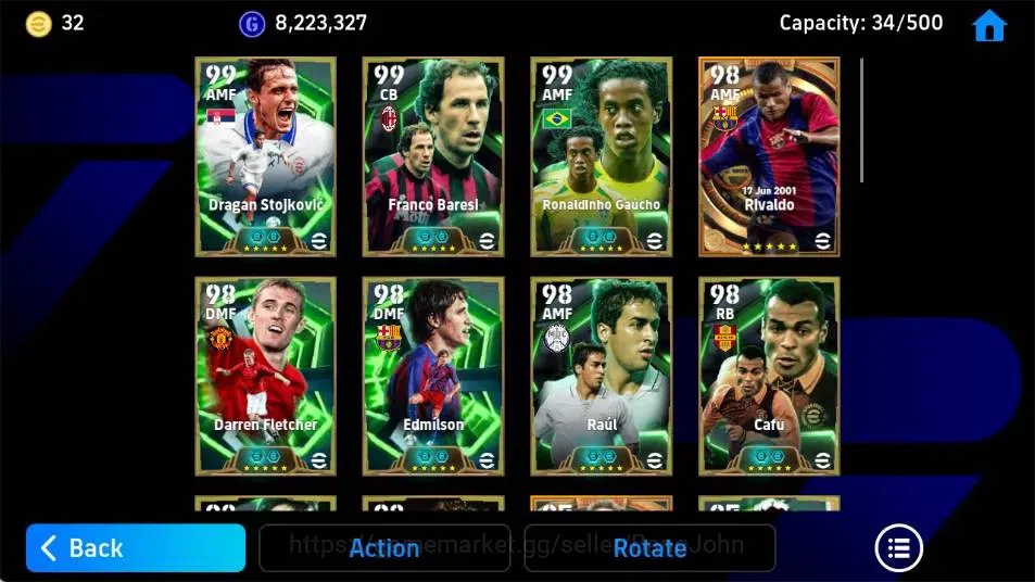 eFootball Accounts Android|PW 3200|BigTime Rivaldo,BigTim Lampard,Epi image 5