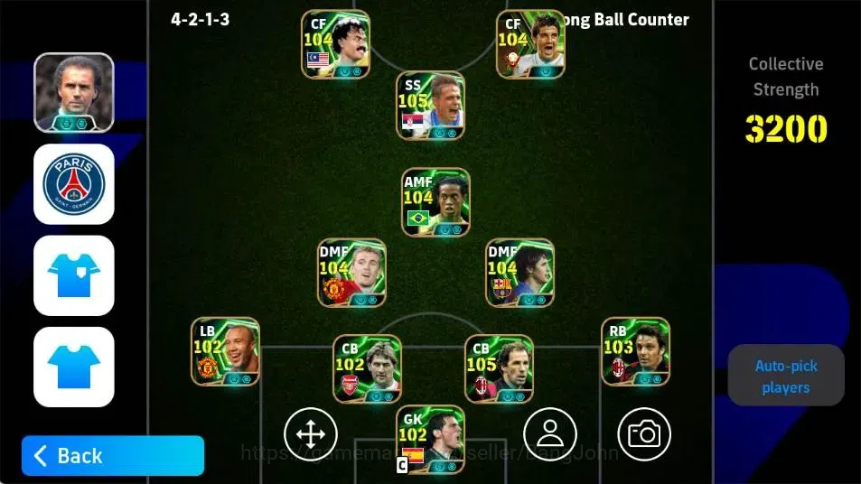 eFootball Accounts Android|PW 3200|BigTime Rivaldo,BigTim Lampard,Epi image 7