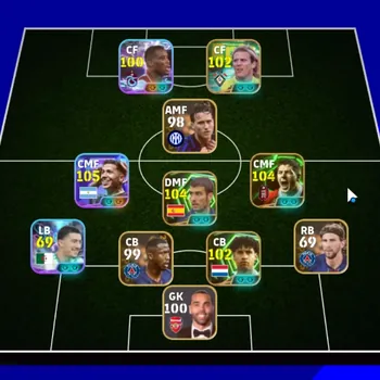 eFootball Accounts Others Android|Power 3076|Epic Steven Gerrard,Pep Guardiola,Diego Forlan,Frank Rijkaard|Show Time
