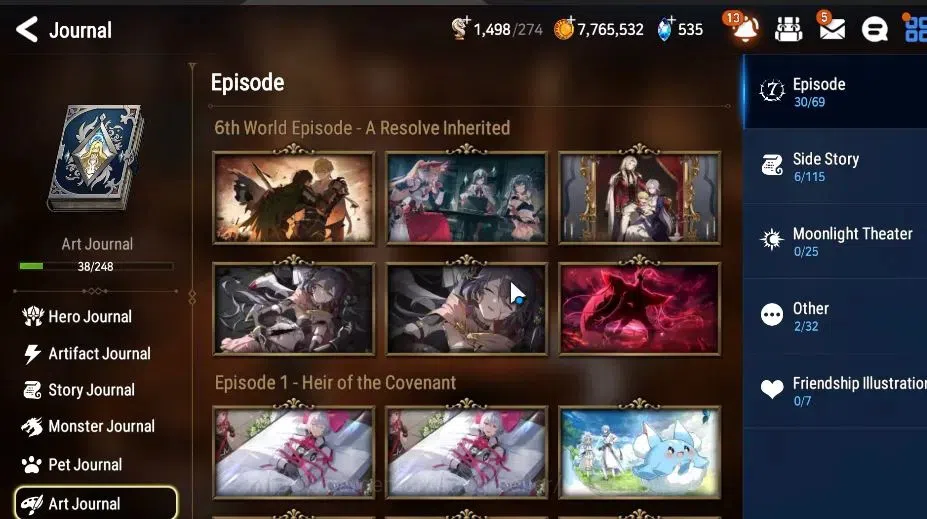 Epic Seven Accounts GLOBAL Unverif|7 ML[Salome,Harsetti,DD Ray,BM hast image 10