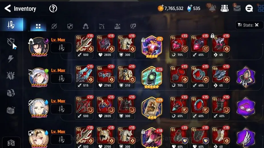 Epic Seven Accounts GLOBAL Unverif|7 ML[Salome,Harsetti,DD Ray,BM hast image 17