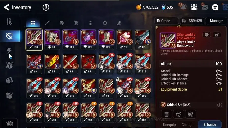 Epic Seven Accounts GLOBAL Unverif|7 ML[Salome,Harsetti,DD Ray,BM hast image 18