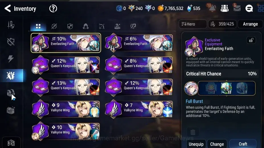 Epic Seven Accounts GLOBAL Unverif|7 ML[Salome,Harsetti,DD Ray,BM hast image 20
