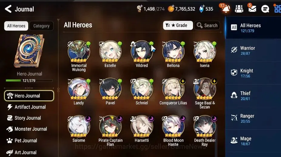 Epic Seven Accounts GLOBAL Unverif|7 ML[Salome,Harsetti,DD Ray,BM hast image 6