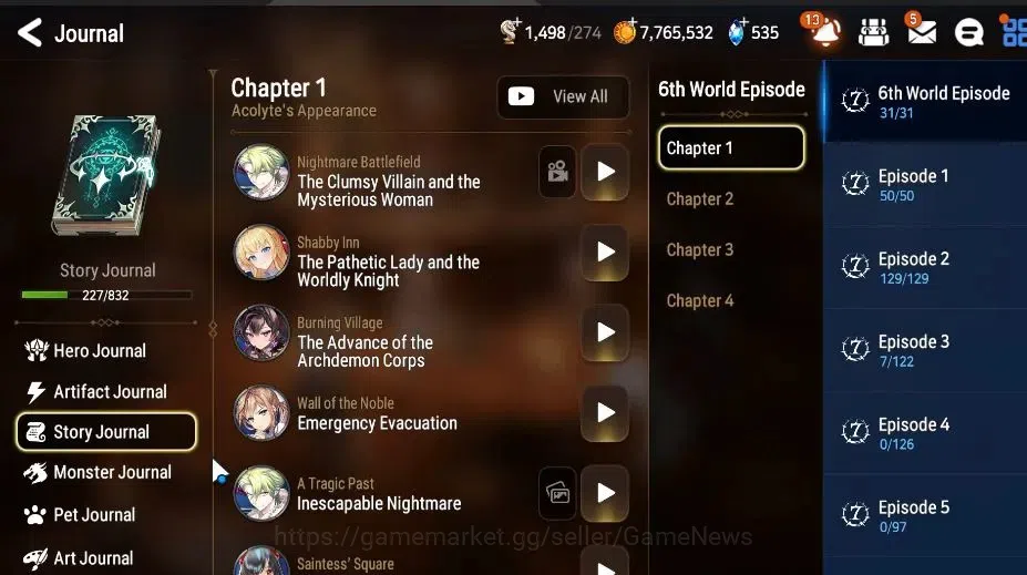 Epic Seven Accounts GLOBAL Unverif|7 ML[Salome,Harsetti,DD Ray,BM hast image 8