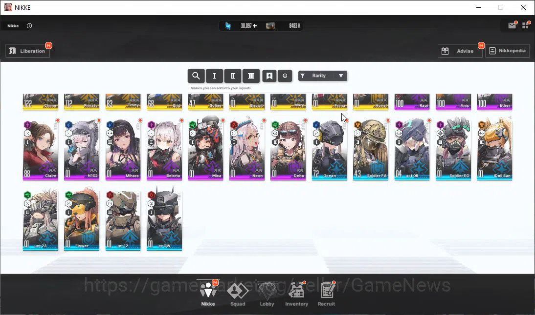 Goddess of Victory: Nikke Accounts Global|9 SSR|SyncLV 100|Privaty,Soline,Biscuit,Etc image 5