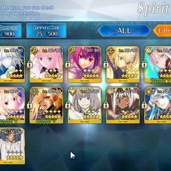 Fate-Grand Order Accounts NA Lv 133|16 SSR(Altria Caster NP2,Skadi Caster,Oberon,Star Ciel,Draco,Etc)+ 263 SQ|Bday Unset
