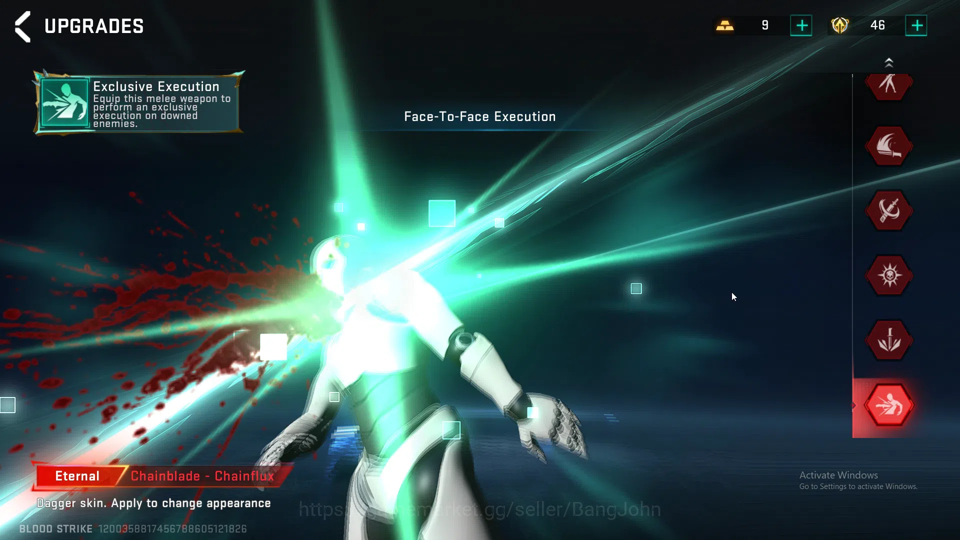 Blood Strike Accounts ASIA|ETHERNAL,KRAKEN,QBZ95,P90|MELE,CHAIN BLADE,GR image 19