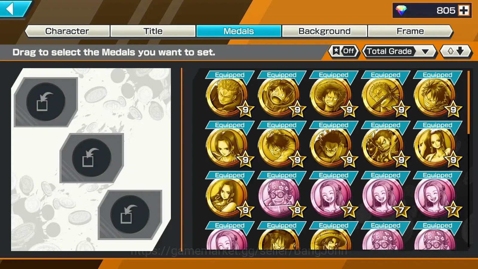 One Piece Bounty Rush Accounts GLOBAL|EX 3|1Max|4Emperors Teach,5elders Nusjuro,T image 11
