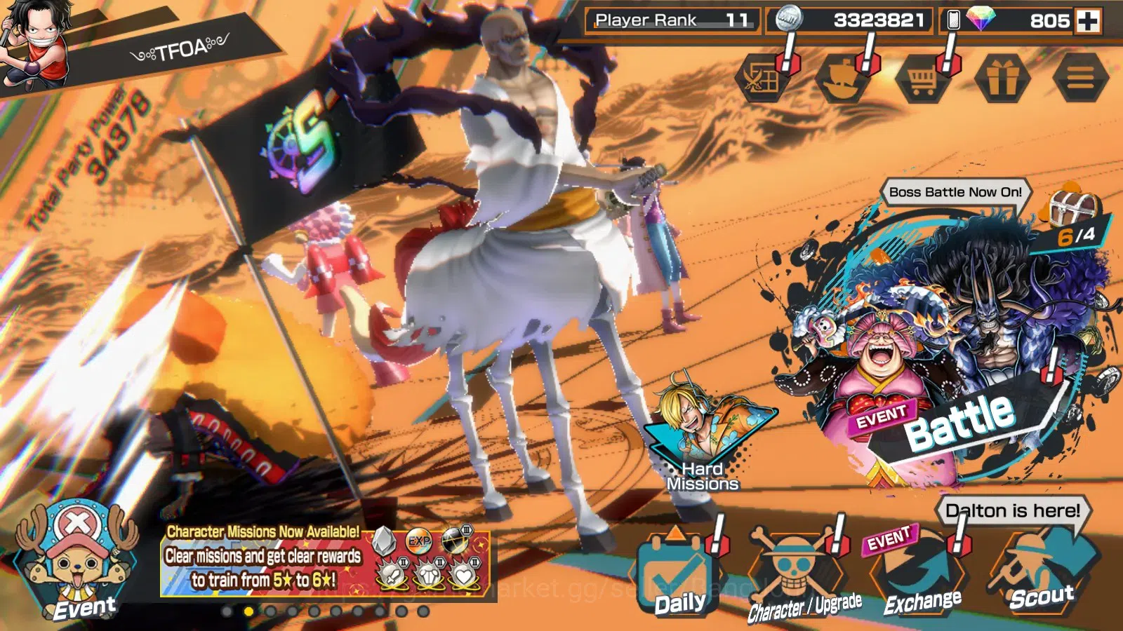 One Piece Bounty Rush Accounts GLOBAL|EX 3|1Max|4Emperors Teach,5elders Nusjuro,T image 12