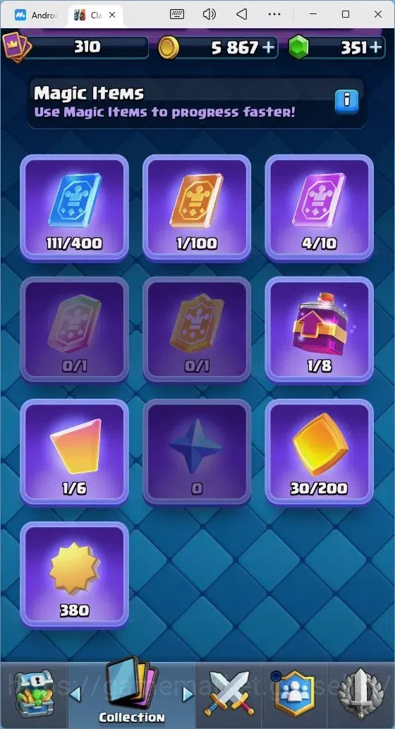 Clash Royale Accounts Mobile |351Gems|1 Wizard Hero| 2 EVO Card |TakeMai image 4