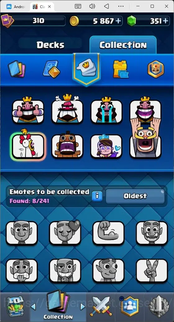 Clash Royale Accounts Mobile |351Gems|1 Wizard Hero| 2 EVO Card |TakeMai image 5