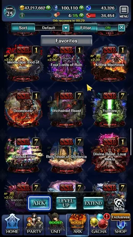 Last Cloudia Accounts Endgame GLOBAL|Rank 25|100K Crystal|Top Tier Unit [Spirit Maiden Sera,Telestio,Etc]|1 LR & 50 SSR 10