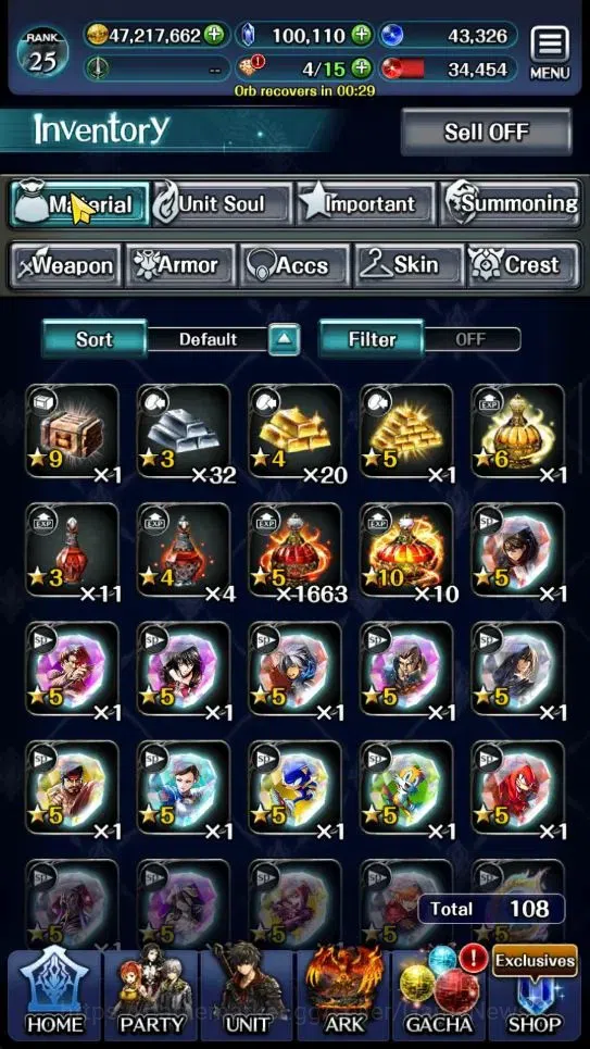 Last Cloudia Accounts Endgame GLOBAL|Rank 25|100K Crystal|Top Tier Unit [Spirit Maiden Sera,Telestio,Etc]|1 LR & 50 SSR 17