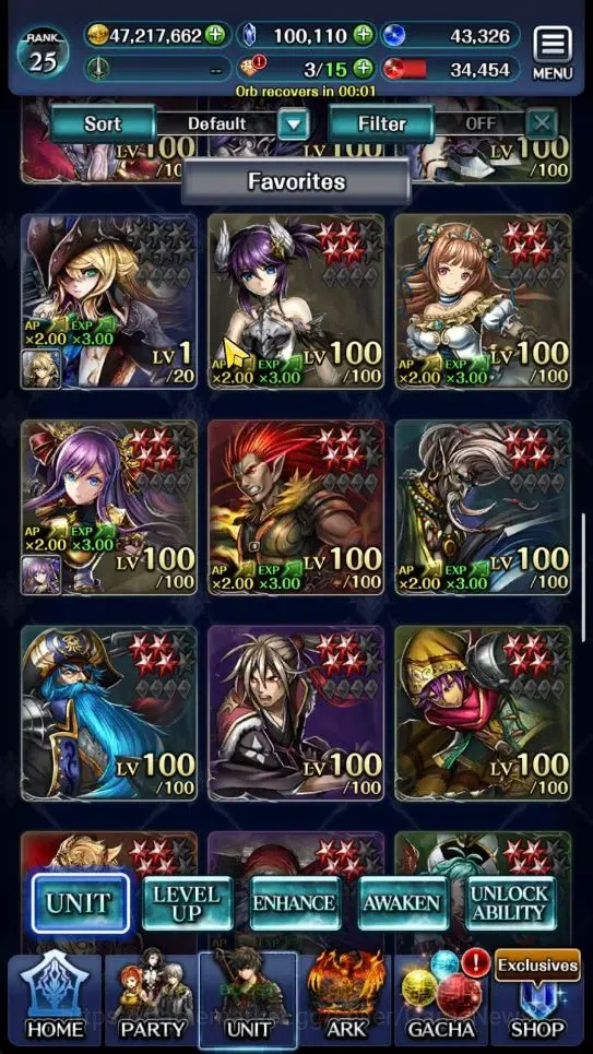 Last Cloudia Accounts Endgame GLOBAL|Rank 25|100K Crystal|Top Tier Unit [Spirit Maiden Sera,Telestio,Etc]|1 LR & 50 SSR 3
