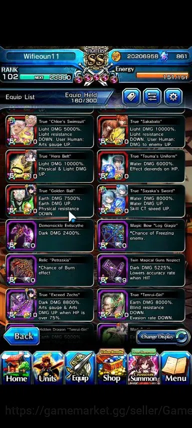 Grand Summoners Accounts Global|Rank 102|861 cc|14 Ascend+4 TW|(Miki,2xFen, image 11
